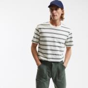 Gestreept T-shirt met ronde hals en korte mouwen