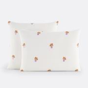 Vintage geborduurd katoenen kussensloop Ariette