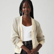 Vest met knoopsluiting en V-hals