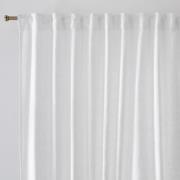 Linnen gordijn afgewerkt met aangerimpeld biesje, Elba