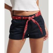 Chino short met bandana ceintuur