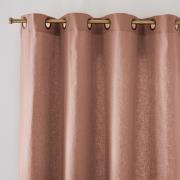 Gordijn in halflinnen met oogjes, Lincot