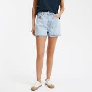 Short in denim, hoge taille