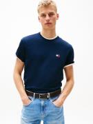 T-shirt met ronde hals logo badge