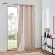 Gordijn in halflinnen met oogjes, Lincot