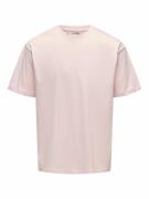 Los T-shirt met ronde hals