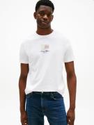 T-shirt met korte mouwen met logovlag