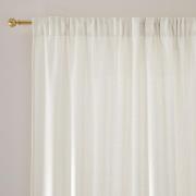 Gordijn met gevlochten effect en plooiband, Montego