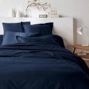 Dekbedovertrek met rits in effen katoen, Scénario