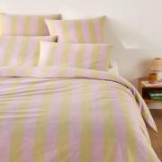 Dekbedovertrek in katoen, Tamori amber/mauve