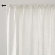 Linnen gordijn met grote breedte en plooien, Onega