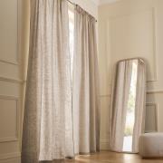 Gordijn van gewassen Linnen met ruflette-afwerking, Private