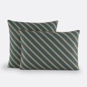 Kussensloop van katoensatijn Georgio