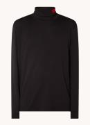 HUGO BOSS Derollo longsleeve met col en logoborduring