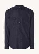 Reiss Chaser regular fit overshirt met klepzakken