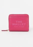 Marc Jacobs The Mini Compact Wallet portemonnee van leer met logo