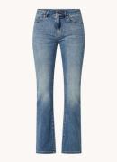 Summum Lucca high waist flared jeans met verwassen afwerking en stretc...