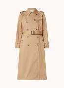 Gerard Darel Serge double-breasted trenchcoat met ceintuur