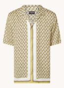 Strellson Carlo regular fit overhemd van lyocell met grafische print