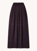 by-bar Nina maxi rok met print