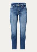 7 For All Mankind Roxanne high waist skinny fit cropped jeans met medi...
