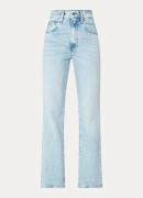 Tommy Hilfiger High waist straight fit jeans met lichte wassing