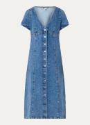 Tommy Hilfiger Midi blousejurk van denim