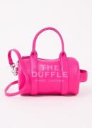 Marc Jacobs The Mini Duffel handtas van leer met afneembare schouderri...