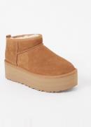 UGG Classic Ultra Mini Platform enkellaarsje van suède