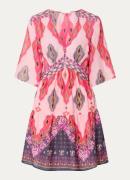 ba&sh Yaya mini tuniekjurk met print en V-hals