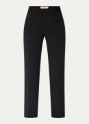 Mos Mosh MMBai Leia high waist straight fit cropped pantalon met persp...