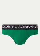 Dolce & Gabbana Slip met logoband