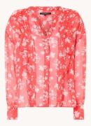 French Connection Alessandra semi-transparante blouse met bloemenprint