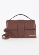 Jacquemus Le Grand Bambino handtas van leer met afneembare schouderrie...