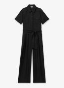 Reiss Joanie wide Leg jumpsuit met strikceintuur