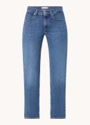 Tommy Hilfiger High waist straight leg jeans met medium wassing