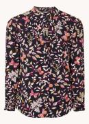 Hobbs Elspeth blouse met bloemenprint en opstaande kraag