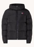 Tommy Hilfiger Puffer jack met donsvulling en afneembare capuchon