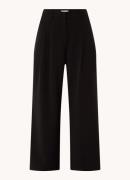 Moss Copenhagen Henrika high waist wide fit pantalon met plooidetail