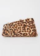 Dune London Balancing clutch van leer