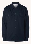 Selected Homme Canvas regular fit overshirt met borstzakken