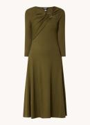 Ralph Lauren Midi jurk met cut-out detail