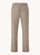 Josephine & Co Abraham high waist straight fit pantalon met streepprin...