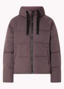 MSCH Copenhagen Pavinaria puffer jack met capuchon en steekzakken