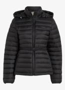 Calvin Klein Puffer jas van satijn met logo