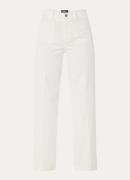 Gardeur Feliza high waist straight fit broek van corduroy