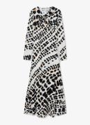 Reiss Vanita maxi jurk met print en V-hals