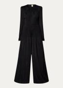 Farm Rio Wide fit jumpsuit met cut-out detail en plissé