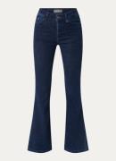 Mos Mosh MMAnita high waist flared jeans in lyocellblend met donkere w...