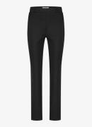 Studio Anneloes Anna mid waist tapered fit broek met logoband